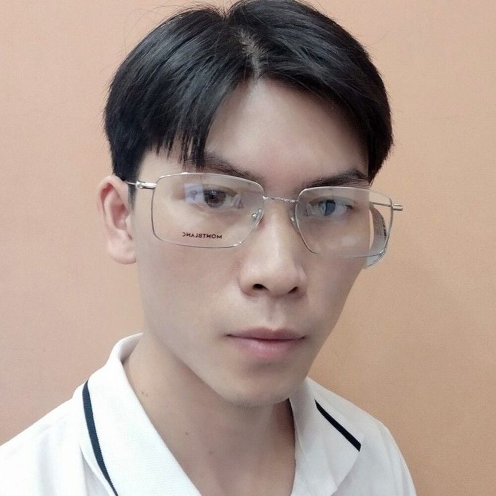 NEW MONTBLANC EYEGLASSES SILVER MEN EYEWEAR MONTBLANC MB0076O 006